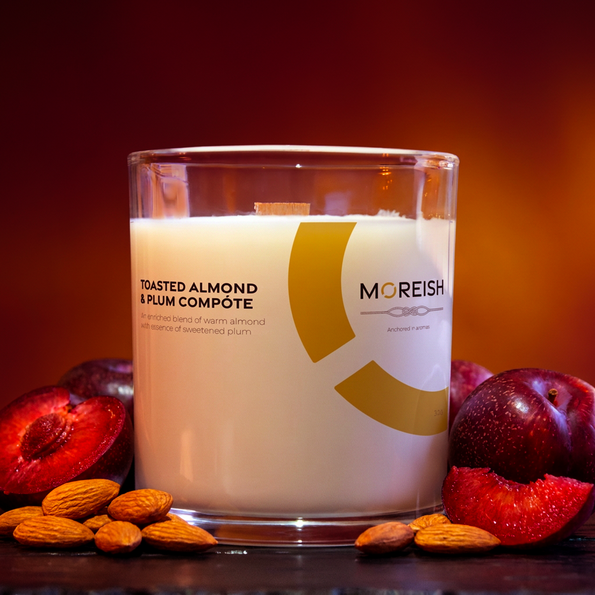 Toasted Almond & Plum Compóte