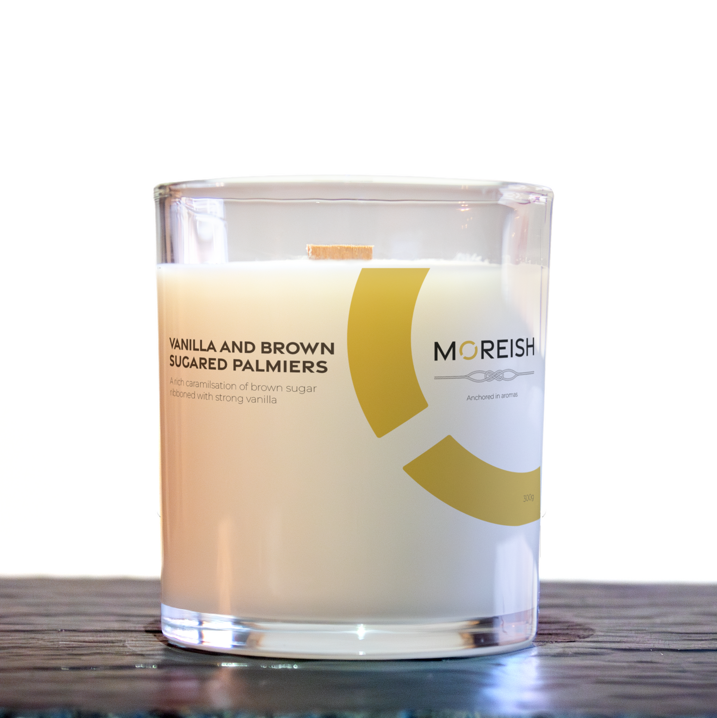 Vanilla and Brown Sugared Palmiers - Moreish Candles