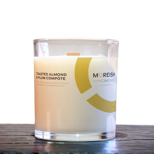 Toasted Almond & Plum Compóte - Moreish Candles